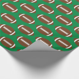 American Football Custom Background Sports Gift Cadeaupapier
