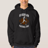 American Football Dad Quaterback Kicker For Men Wo Hoodie (Voorkant)