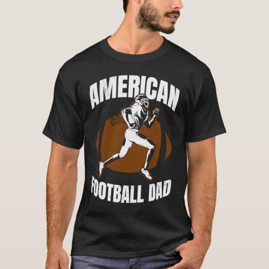 American Football Dad Quaterback Kicker For Men Wo T-shirt (Voorkant)