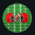 American Football Design Dartbord<br><div class="desc">Dartboard Amerikaans football ontwerp dat kan worden aangepast met elke tekst van uw keuze. Mocht u hulp nodig hebben bij het aanpassen,  neem dan contact met ons op via de link op deze pagina. Amerikaans football design dartboard</div>