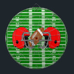 American Football Design Dartbord<br><div class="desc">Dartboard Amerikaans football ontwerp dat kan worden aangepast met elke tekst van uw keuze. Mocht u hulp nodig hebben bij het aanpassen,  neem dan contact met ons op via de link op deze pagina. Amerikaans football design dartboard</div>