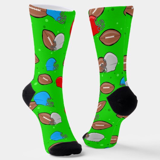 American Football Design Sokken (Gebogen)