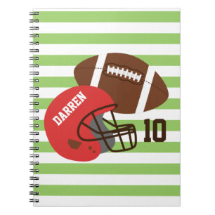 American Football en Rode Helm Notitieboek