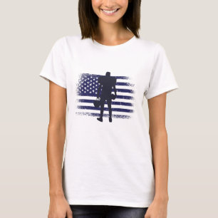 American Football Fan Jersey Shirt USA Vlag