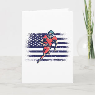 American Football Fan Jersey Shirt USA Vlag Kaart