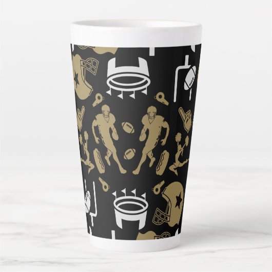 American Football Fan Latte Mok (Voorkant)