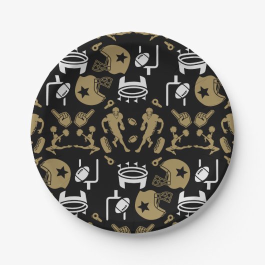 American Football Fan Papieren Bordje (Voorkant)