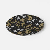 American Football Fan Papieren Bordje (Gekanteld)