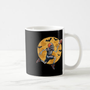 American Football Fan Skelet Halloween Heren Jonge Koffiemok