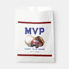 American Football First Year Down 1st Birthday Bedankzakje