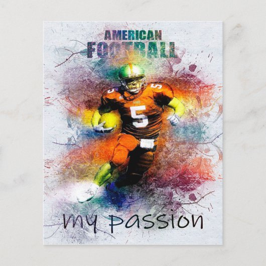 American football flyer (Voorkant)