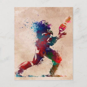 American football flyer