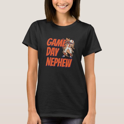 American Football Footballer Player Football Nephe T-shirt (Voorkant)
