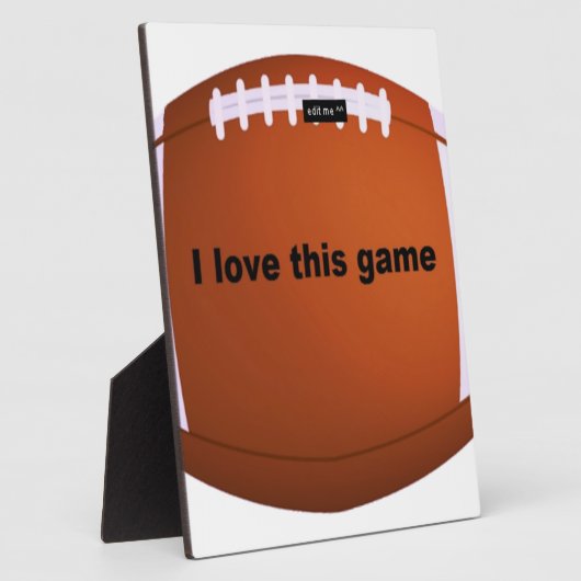 American football fotoplaat (Zijkant)