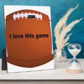 American football fotoplaat (Zijkant)