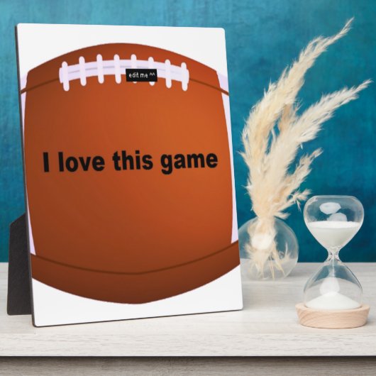 American football fotoplaat (Zijkant)