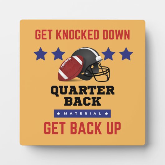 American Football Fotoplaat (Voorkant)