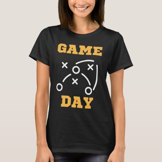 American Football Game Day  1 T-shirt (Voorkant)