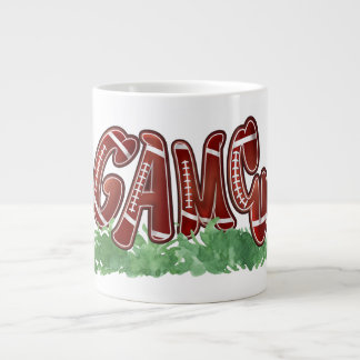 American Football Game Day Coffee Mug - Vintage Sp Grote Koffiekop