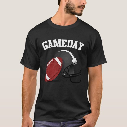 American Football Game Day T-shirt (Voorkant)