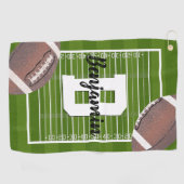 American Football Golfhanddoek (Horizontaal)