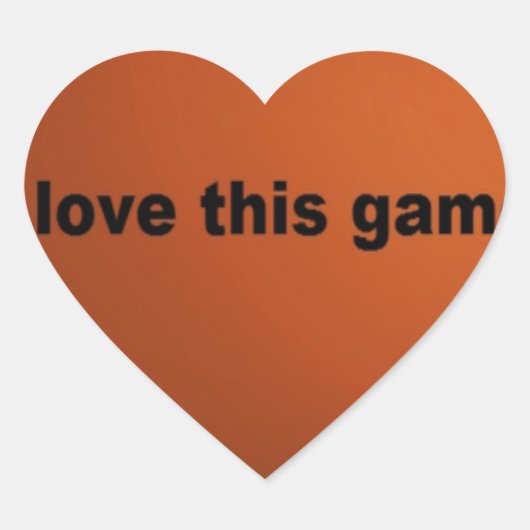 American football hart sticker (Voorkant)