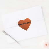 American football hart sticker (Envelop)