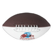 American football helm en bal (Voorkant)