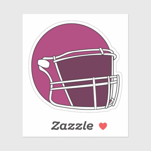 American Football Helm Sticker (Vel)