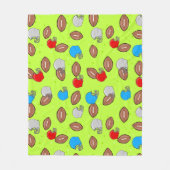 American Football - Helmet & Ball Seamless Pattern Fleece Deken (Voorkant)