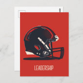 American Football Helmet Briefkaart (Voorkant / Achterkant)