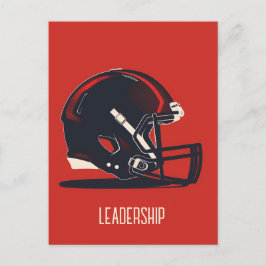 American Football Helmet Briefkaart