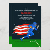 American Football Kaart (Voorkant / Achterkant)