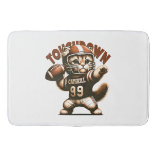 American Football Kat - Touchdown Purrfectie Badmat