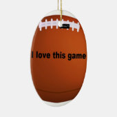 American football keramisch ornament (Rechts)
