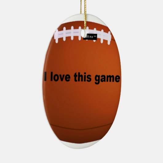American football keramisch ornament (Rechts)