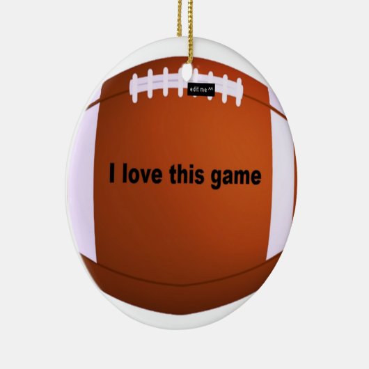 American football keramisch ornament (Rechts)