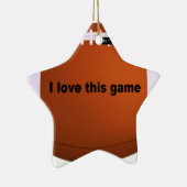 American football keramisch ornament (Rechts)