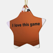 American football keramisch ornament (Links)