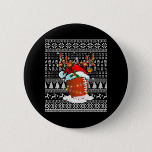 American football kerst 28 ronde button 5,7 cm