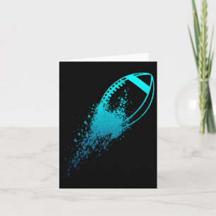 American Football Lineman Vintage Football Spel Kaart