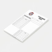 American Football Lineup Kaarten Post-it® Notes (Schuin)