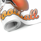 American Football-logo Cadeaupapier (Rol Hoek)