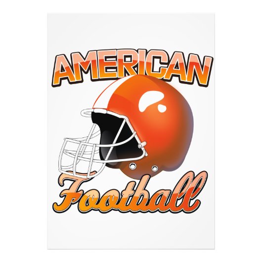 American Football-logo Foto Afdruk (Voorkant)