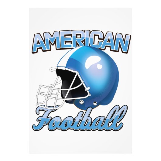 American Football-logo Foto Afdruk (Voorkant)