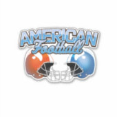 American Football-logo Sticker (Voorkant)