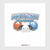 American Football-logo Sticker (Vel)