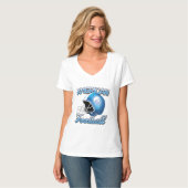 American Football-logo T-shirt (Voorkant volledig)