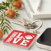 American Football Love Sleutelhanger (Voorkant Rechts)
