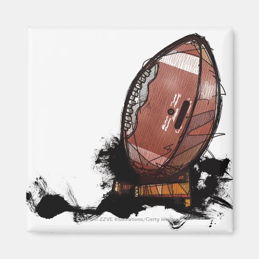 American football magneet (Voorkant)